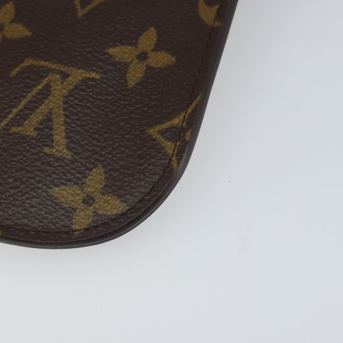 Louis Vuitton Etui À Stylo Canvas Brown Canvas Clutche & Pouche Bag