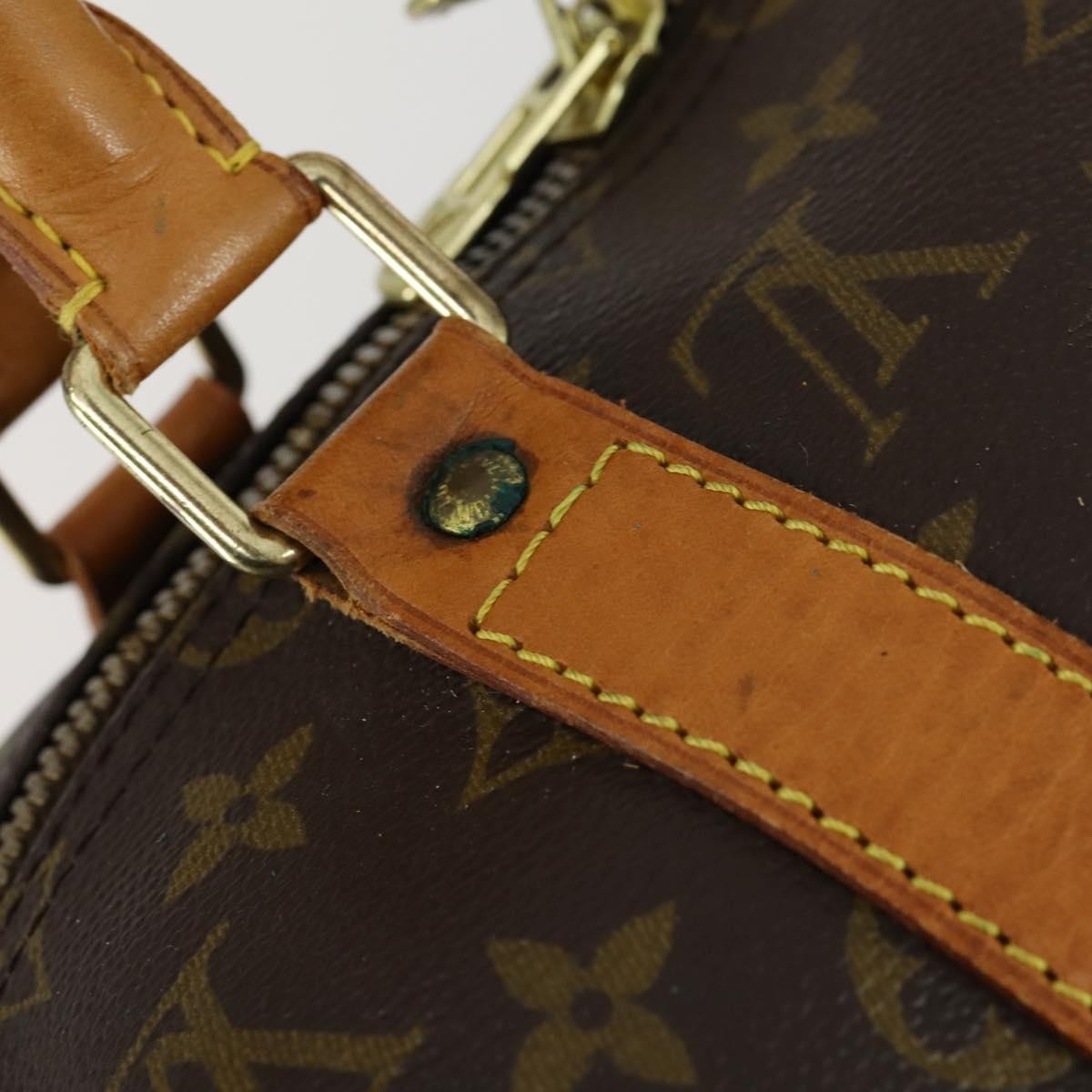 Louis Vuitton Keepall Bag Monogram Canvas Brown Canvas Travel Bag