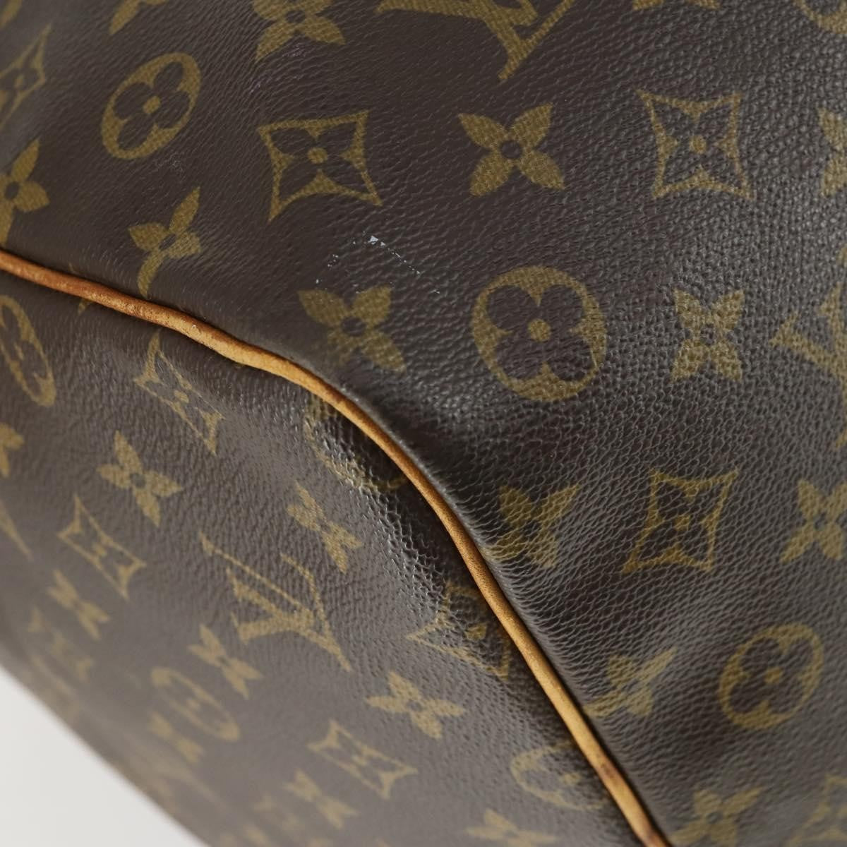 Louis Vuitton Keepall Bag Monogram Canvas Brown Canvas Travel Bag