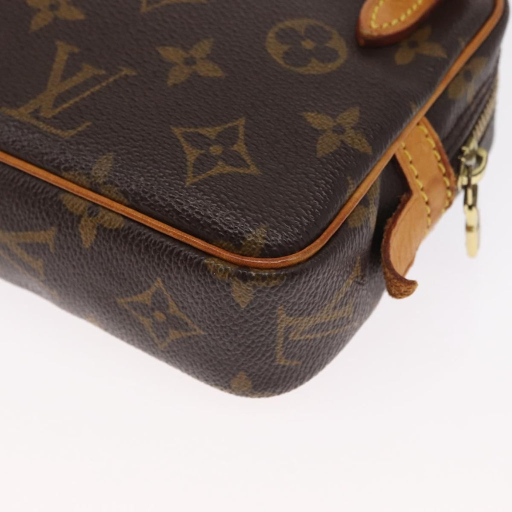Louis Vuitton Pochette Marly Bandouliere Bag Monogram Canvas Brown Canvas Shoulder Bag
