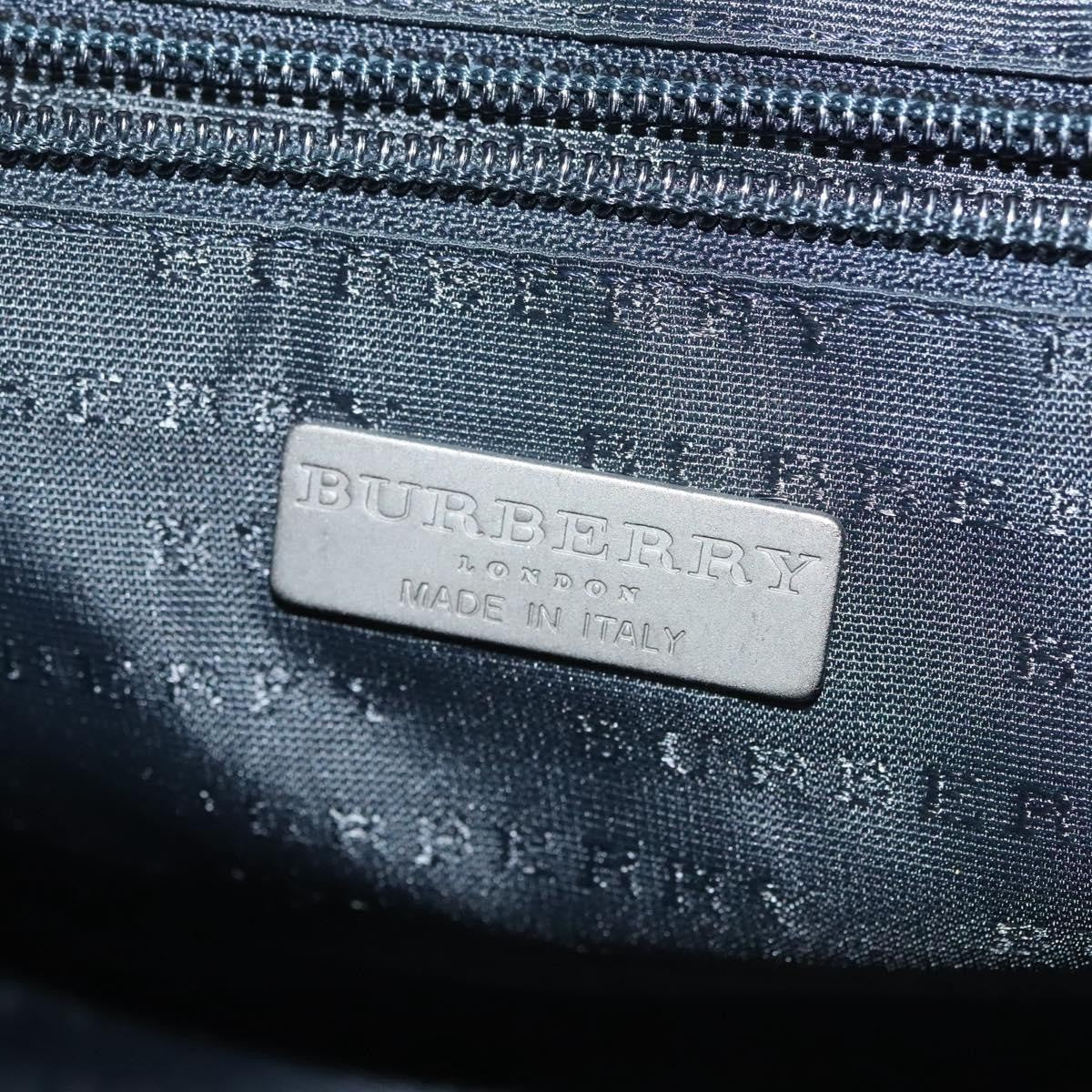 Burberry Nova Check Shoulder Bag Canvas Navy Canvas Shoulder Bag