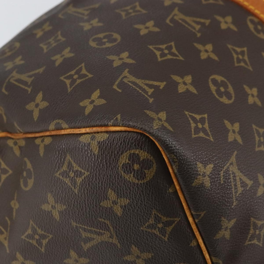 Louis Vuitton Keepall Bag Monogram Canvas Brown Canvas Travel Bag