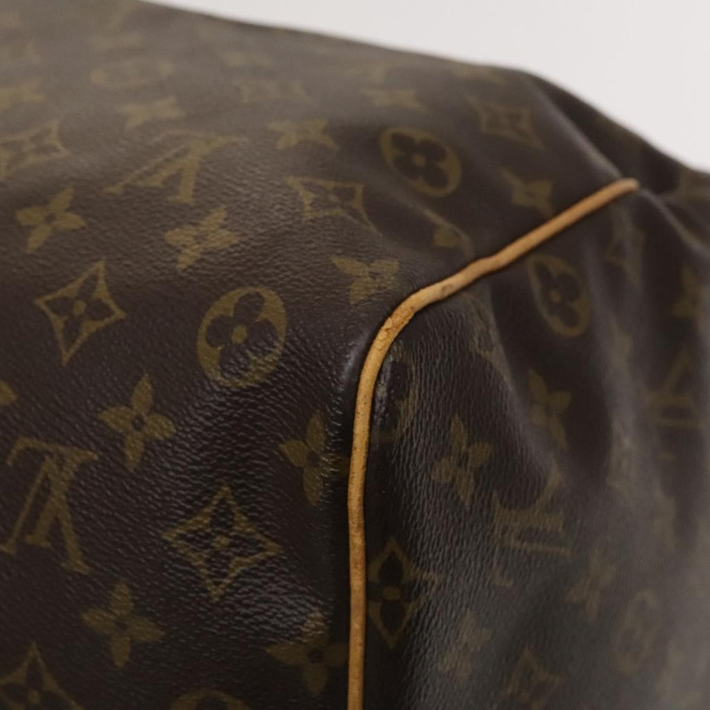 Louis Vuitton Keepall Bag Monogram Canvas Brown Canvas Travel Bag