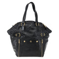 Saint Laurent Downtown Handbag Patent Black Patent_Leather Tote Bag Bag (Pre-Owned)