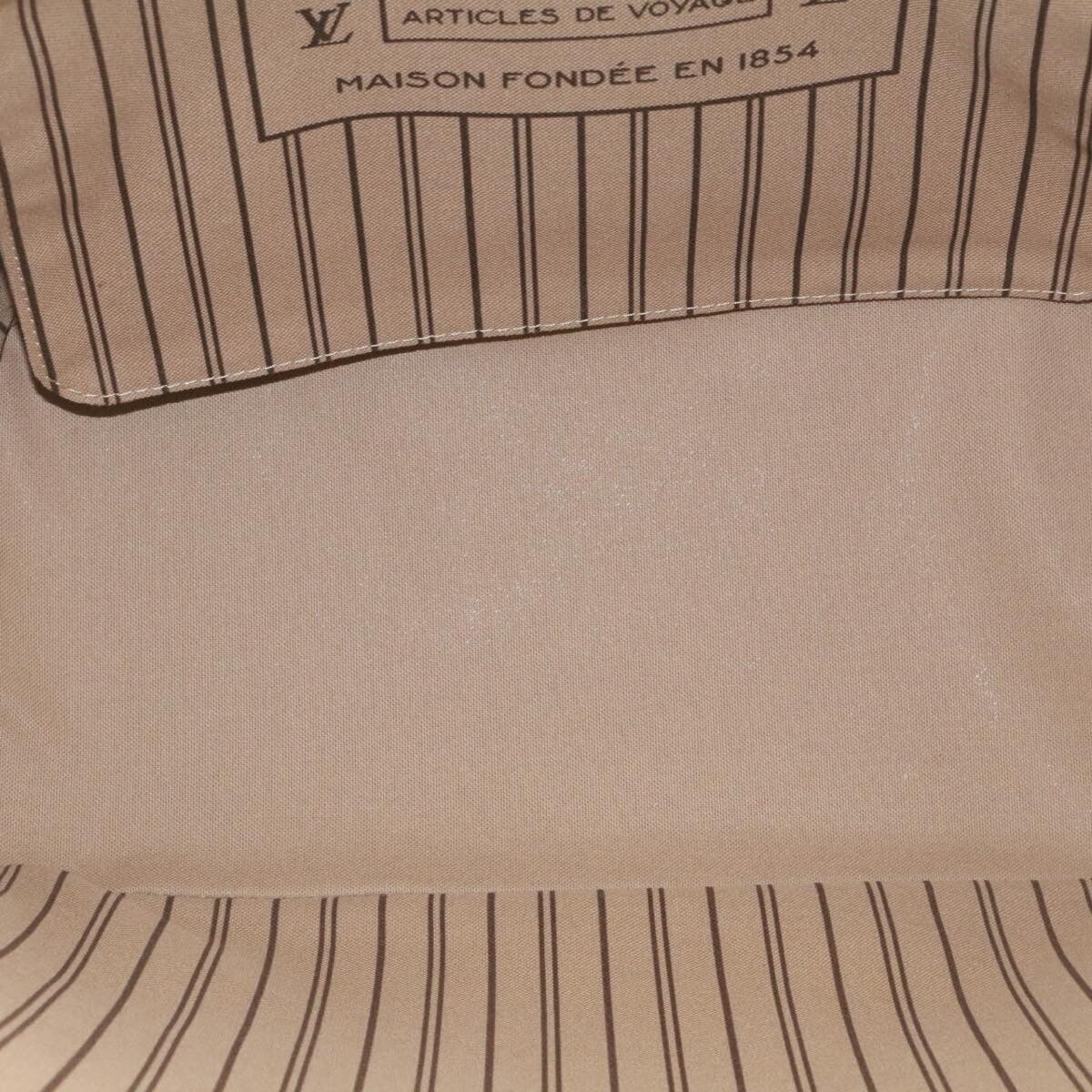 Louis Vuitton Neverfull Nm Tote Limited Edition Game On Monogram Canvas Brown Canvas Tote Bag