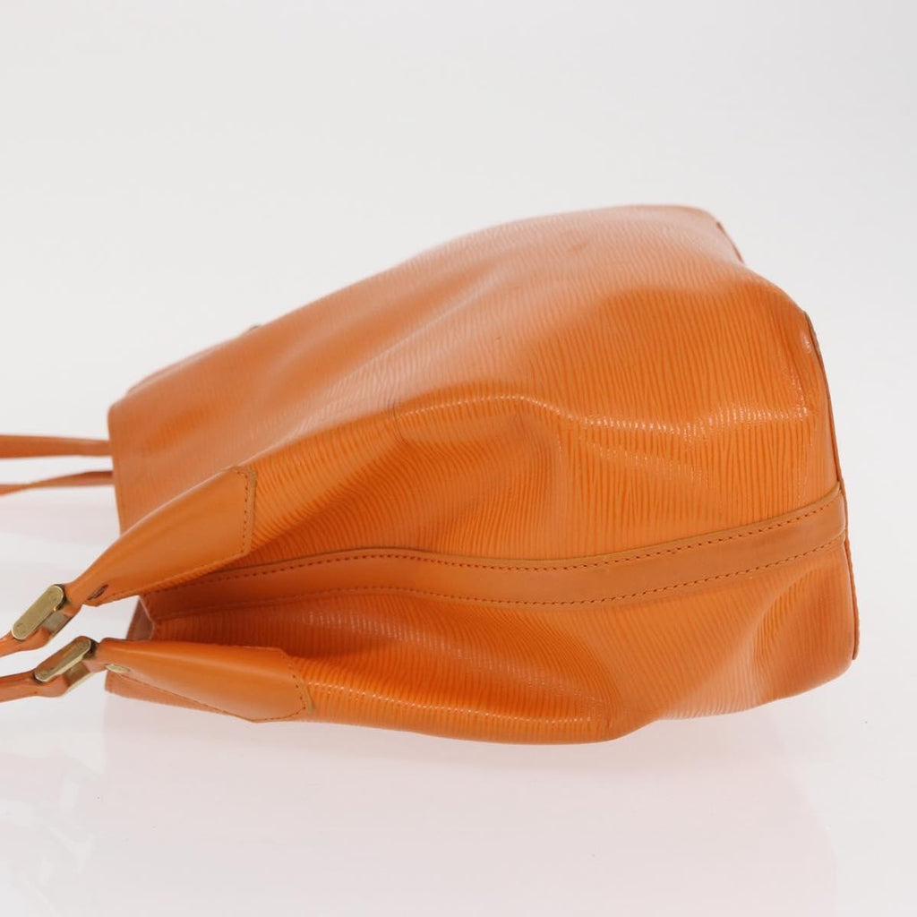 Louis Vuitton Mandara Handbag Epi Leather Orange Leather Shoulder Bag