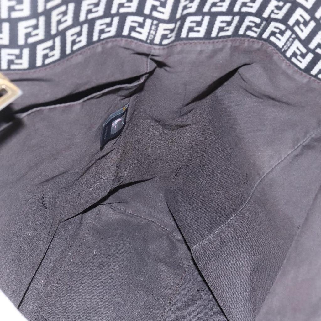 Fendi Zucca Tote Bag Canvas Black Canvas Tote Bag Bag