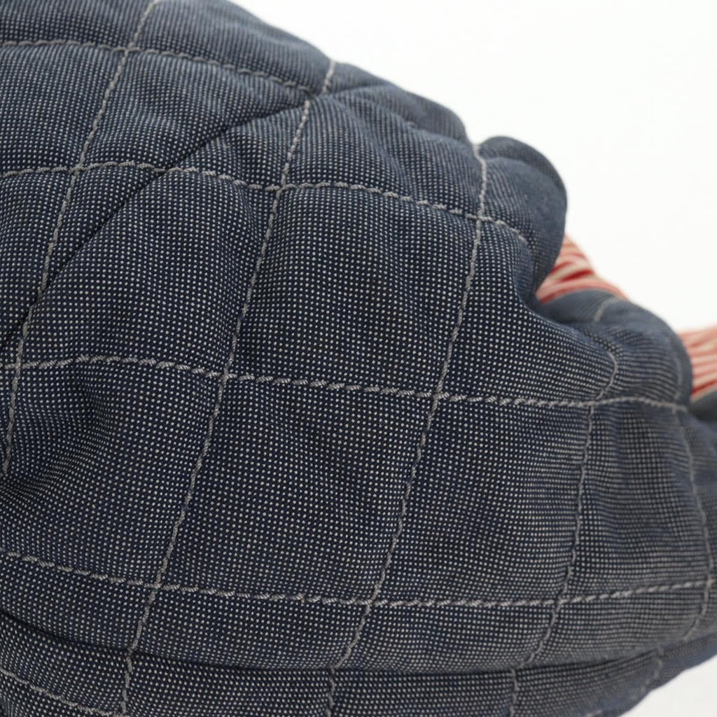 Chanel Stretch Spirit Cabas Quilted Denim Blue Denim_Jeans Bag