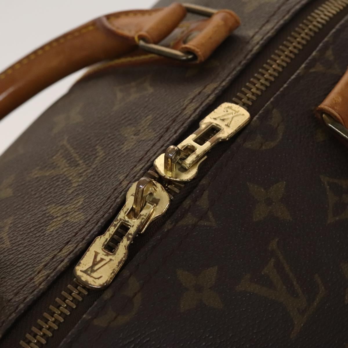 Louis Vuitton Keepall Bag Monogram Canvas Brown Canvas Travel Bag