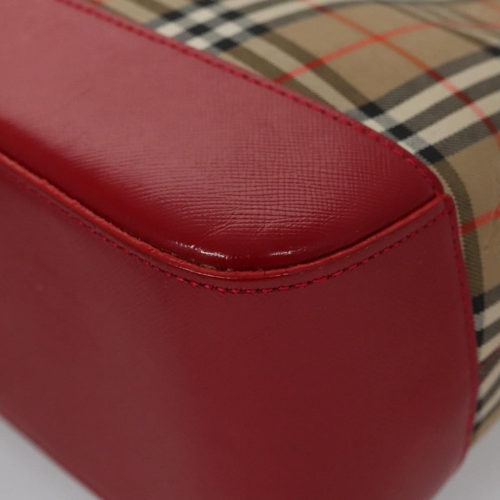 Burberry Nova Check Handbag Nova Check Canvas And Leather Beige Canvas Handbag