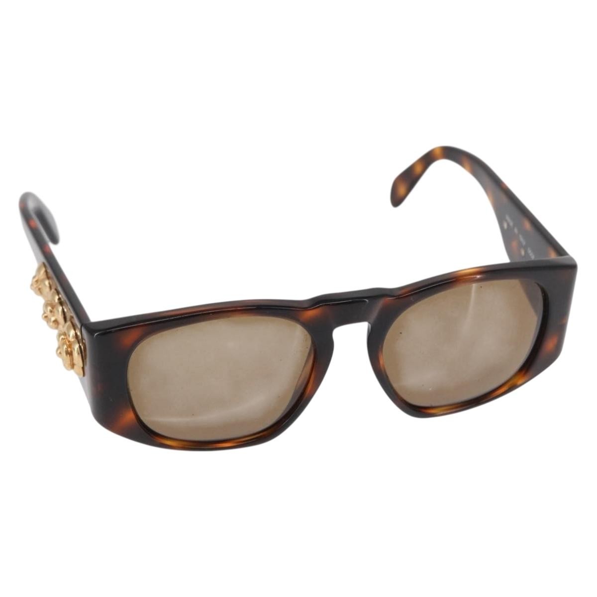 Chanel Camélia Sunglasses Plastic Brown Plastic Sunglasse Accessory