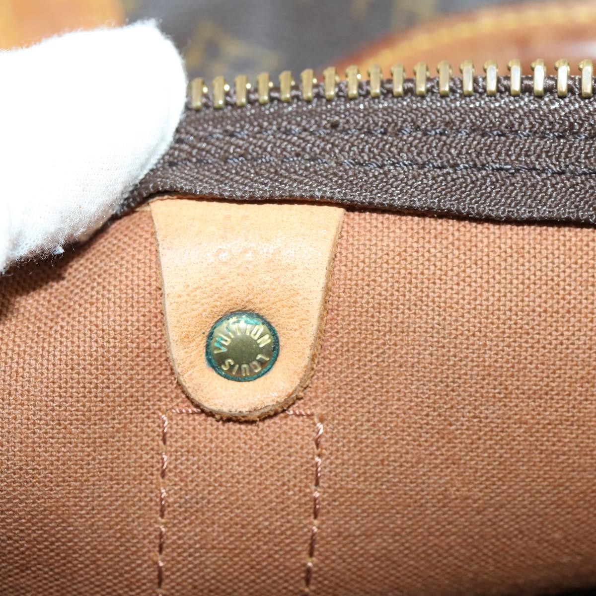 Louis Vuitton Keepall Bag Monogram Canvas Brown Canvas Travel Bag
