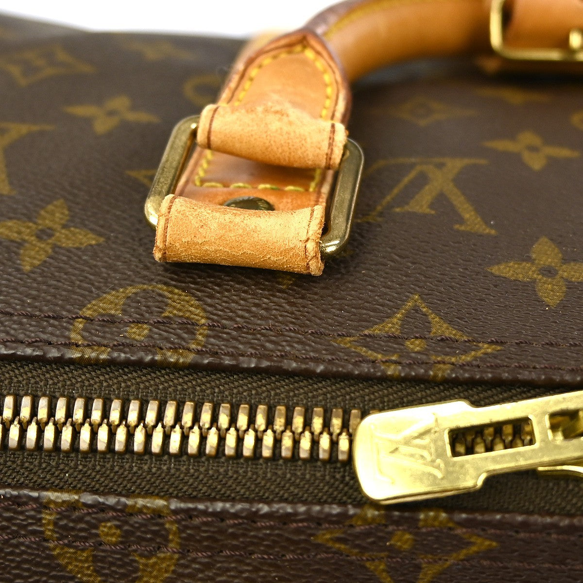 Louis Vuitton Keepall Bag Monogram Canvas Brown Canvas Travel Bag