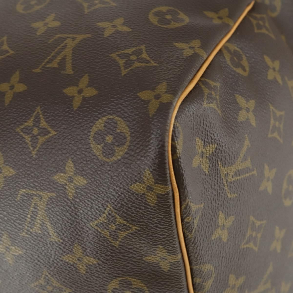 Louis Vuitton Keepall Bag Monogram Canvas Brown Canvas Travel Bag
