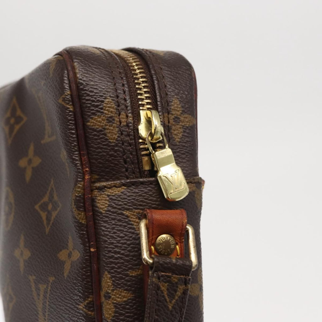Louis Vuitton Danube Handbag Monogram Canvas Brown Canvas Shoulder Bag