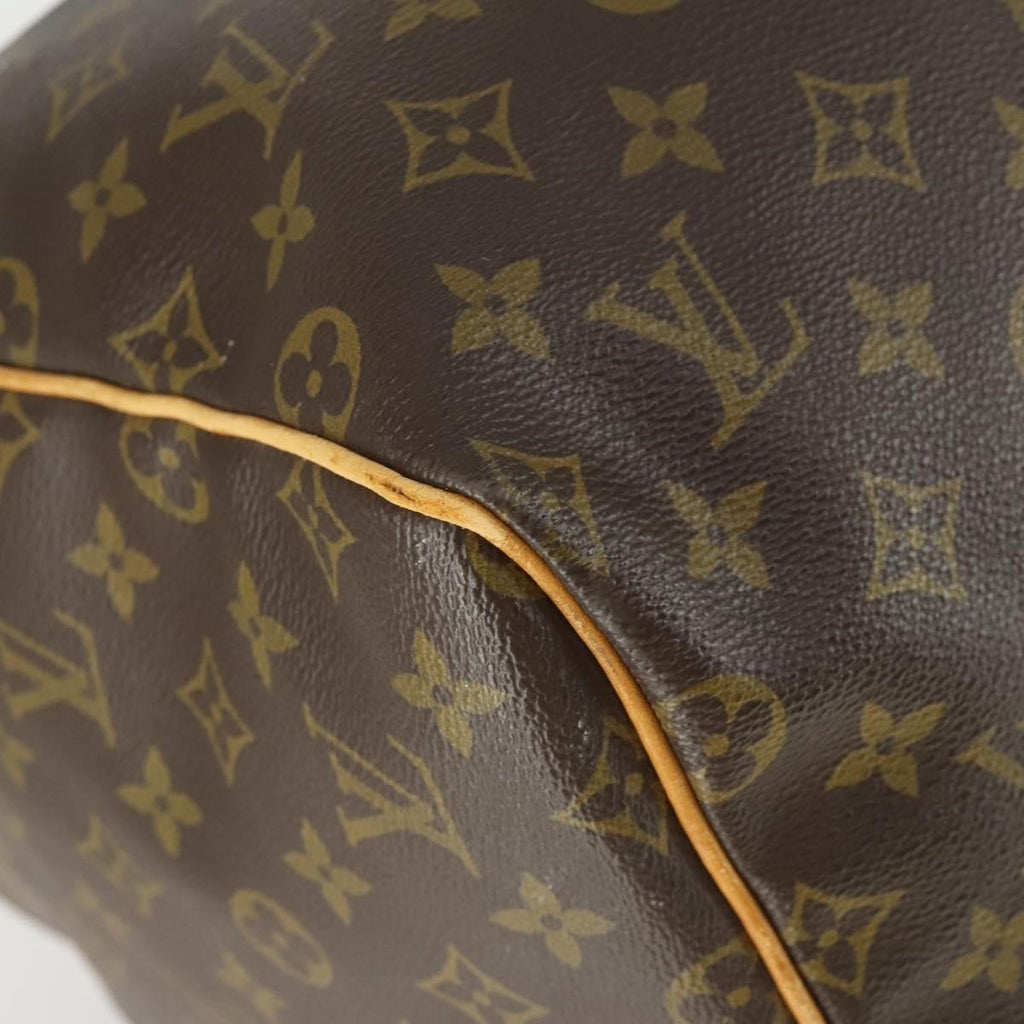 Louis Vuitton Keepall Bag Monogram Canvas Brown Canvas Travel Bag