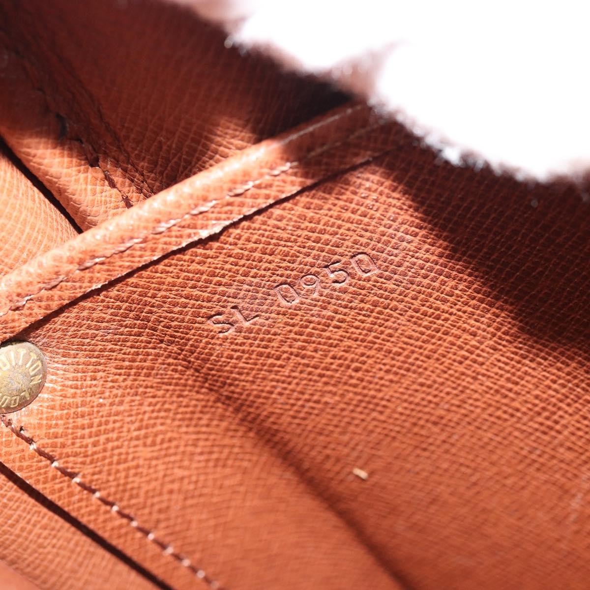 Louis Vuitton Cartouchiere Handbag Monogram Canvas Brown Canvas Shoulder Bag