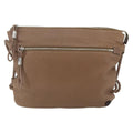 Gucci Braided Strap Zip Messenger Leather Brown Leather Shoulder Bag Bag (Pre-Owned)
