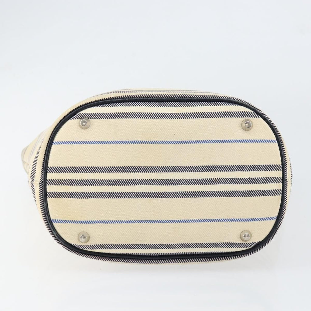 Burberry Vintage Tote Bag Canvas Beige Canvas Tote Bag