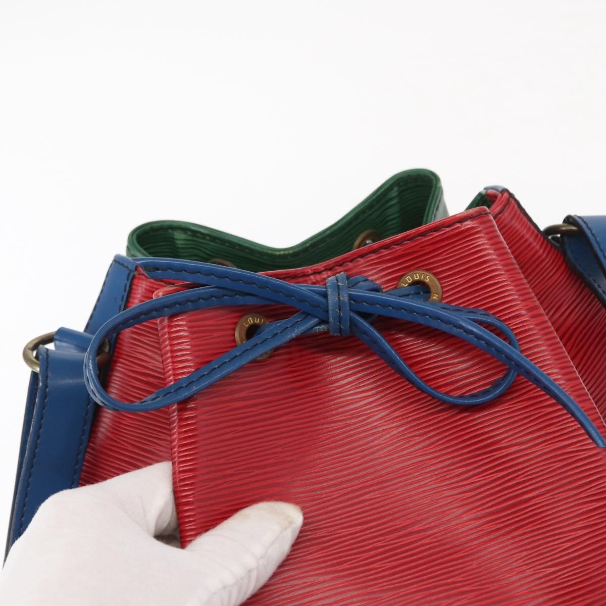 Louis Vuitton Tricolor Petit Noe Nm Handbag Epi Leather Multicolour Leather Shoulder Bag