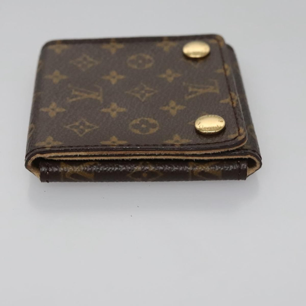 Louis Vuitton Case Jewelry Box Canvas Brown Canvas Wallets Accessory