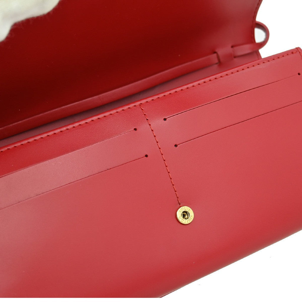 Louis Vuitton Honfleur Handbag Epi Leather Red Leather Shoulder Bag