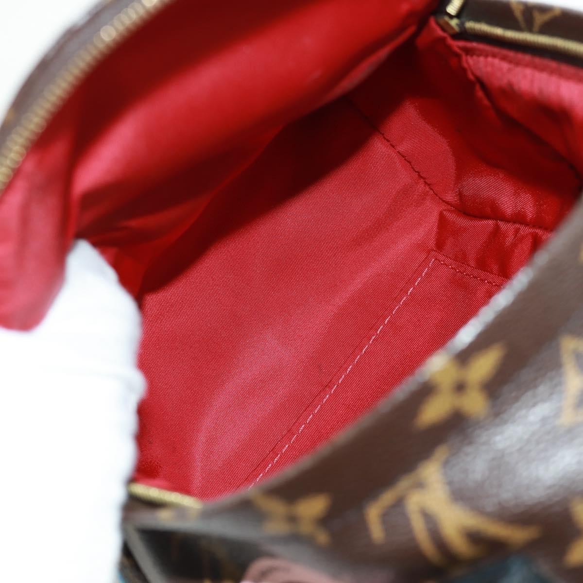 Louis Vuitton Palm Springs Backpack Limited Edition World Tour Monogram Canvas Brown Canvas Backpack Bag