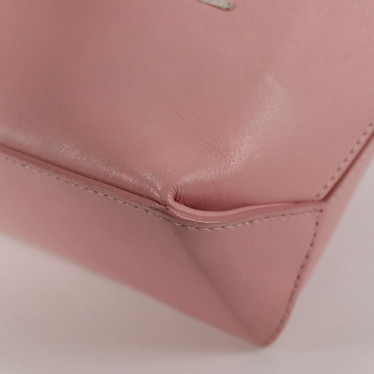 Chanel Essential Shopping Tote Leather Pink Leather Bag