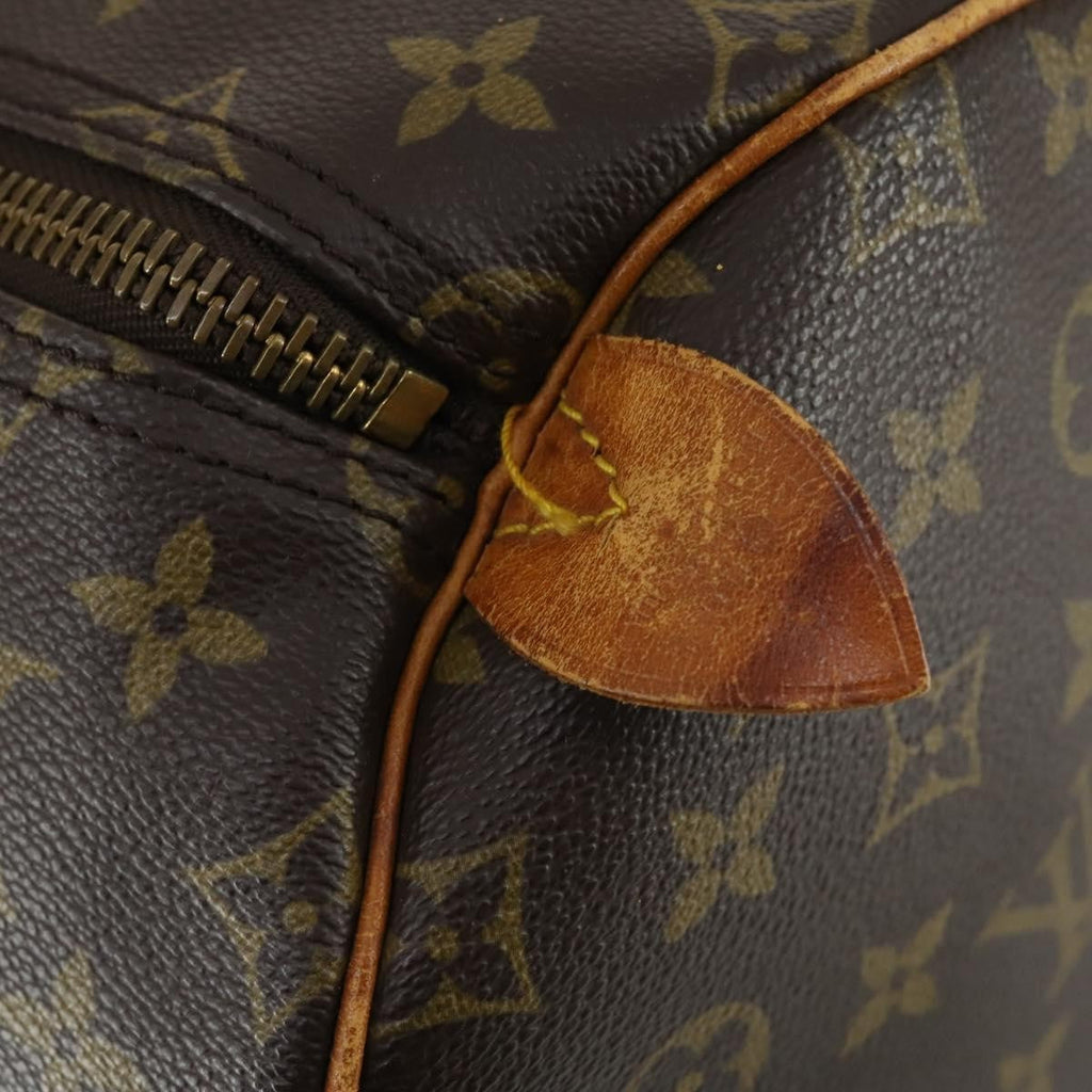 Louis Vuitton Keepall Bag Monogram Canvas Brown Canvas Handbag