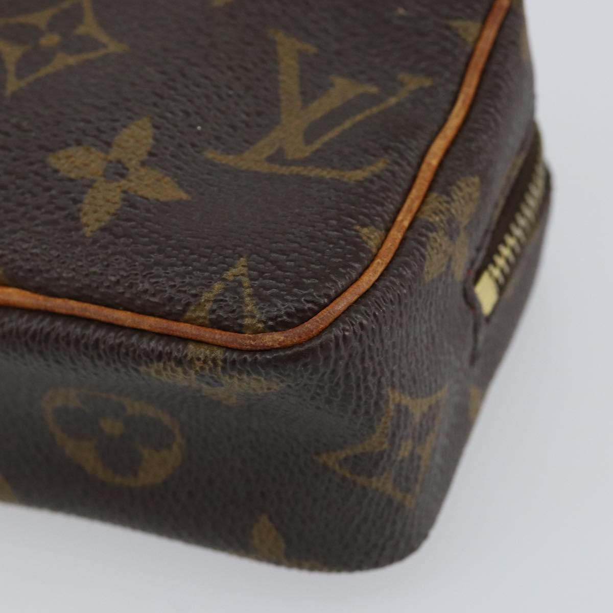 Louis Vuitton Wapity Trousse Pouch Monogram Canvas Brown Canvas Bag