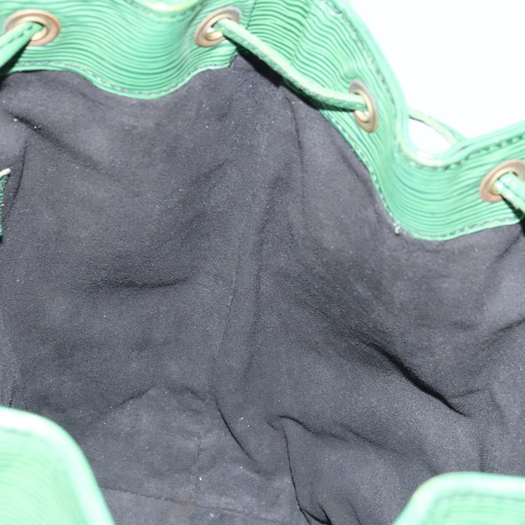 Louis Vuitton Noe Shoulder Bag Leather Green Leather Shoulder Bag