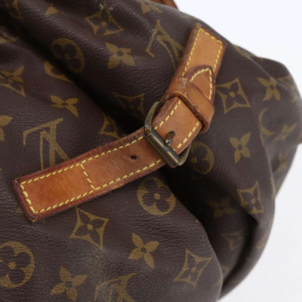 Louis Vuitton Saumur Handbag Monogram Canvas Brown Canvas Shoulder Bag