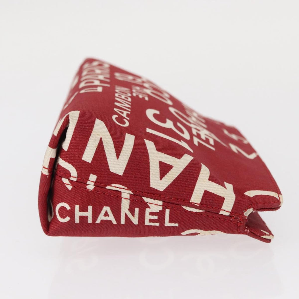 Chanel 31 Rue Cambon Clutch Canvas Red Canvas Clutche & Pouche Bag