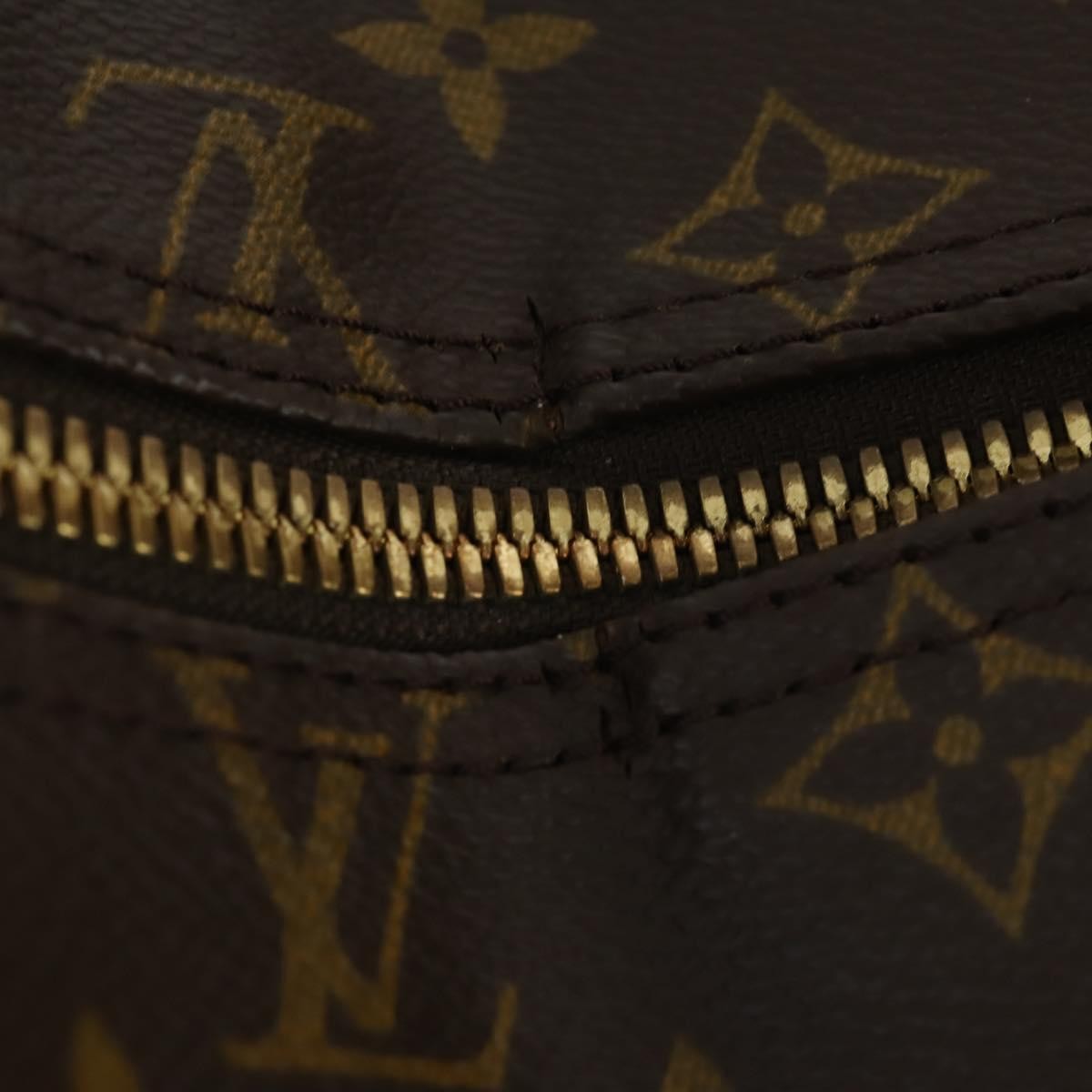 Louis Vuitton Cruiser Handbag Monogram Canvas Brown Canvas Travel Bag