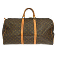 Louis Vuitton Keepall Bag Monogram Canvas Brown Canvas Travel Bag