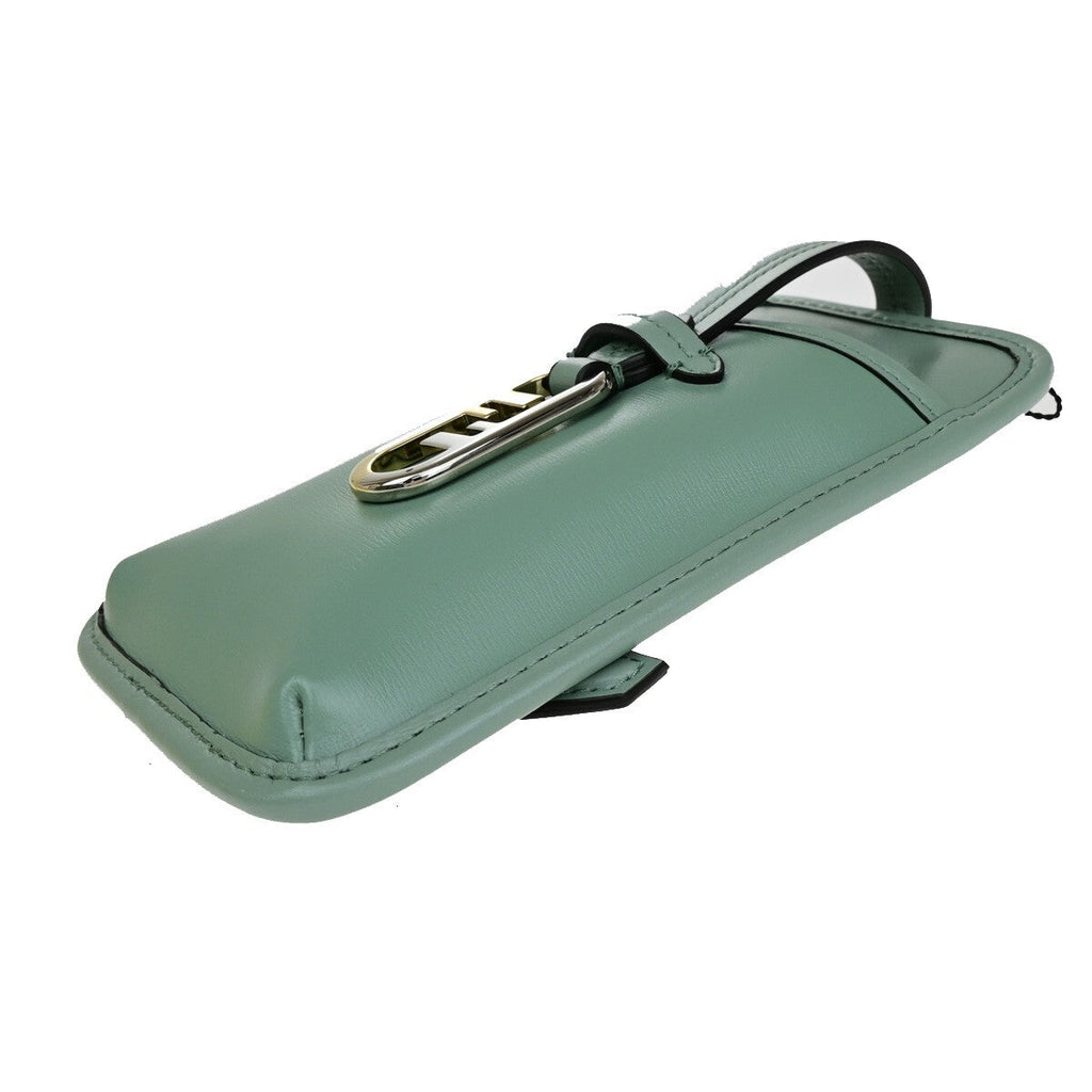 Fendi Smartphone Case Leather Green Leather Bag