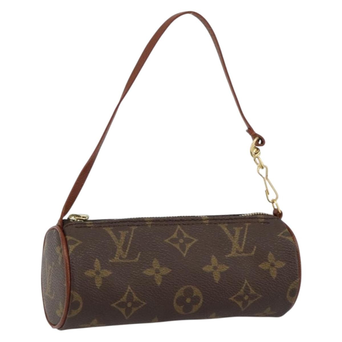 Louis Vuitton Papillon Pochette Monogram Canvas Brown Canvas Clutche & Pouche Bag