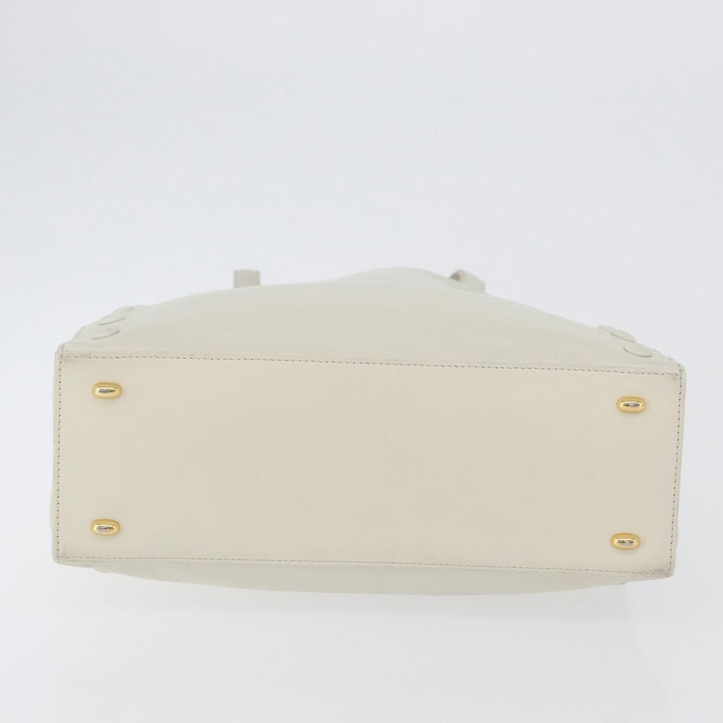 Celine Handbag Leather White Leather Handbag