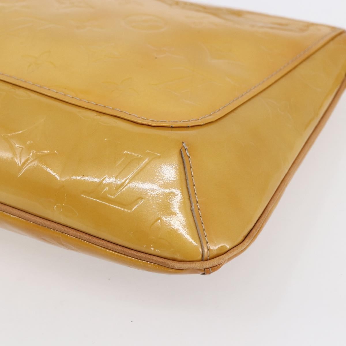 Louis Vuitton Thompson Street Handbag Monogram Vernis Beige Patent_Leather Shoulder Bag