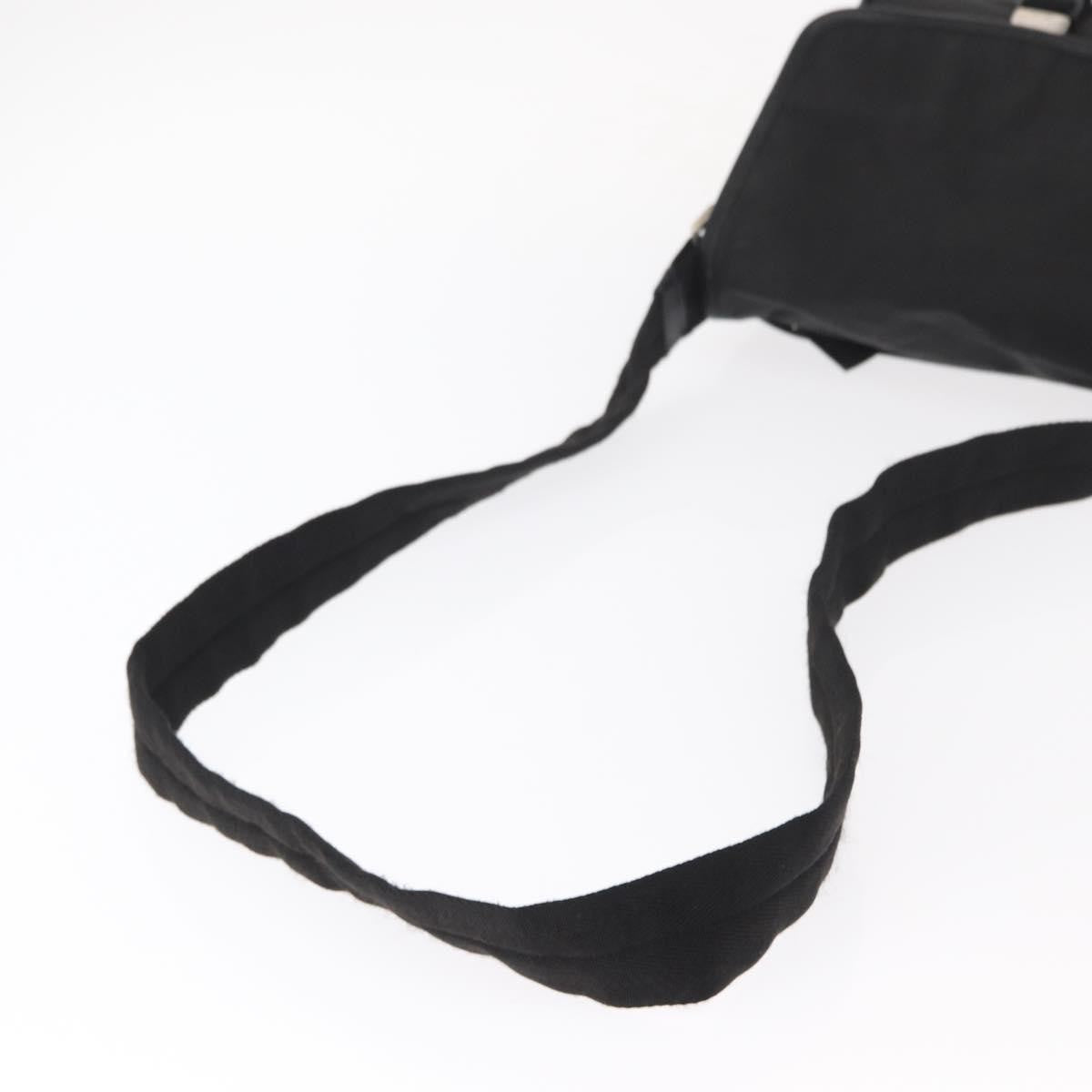 Prada Logo Flap Messenger Bag Tessuto Black Nylon Shoulder Bag Bag