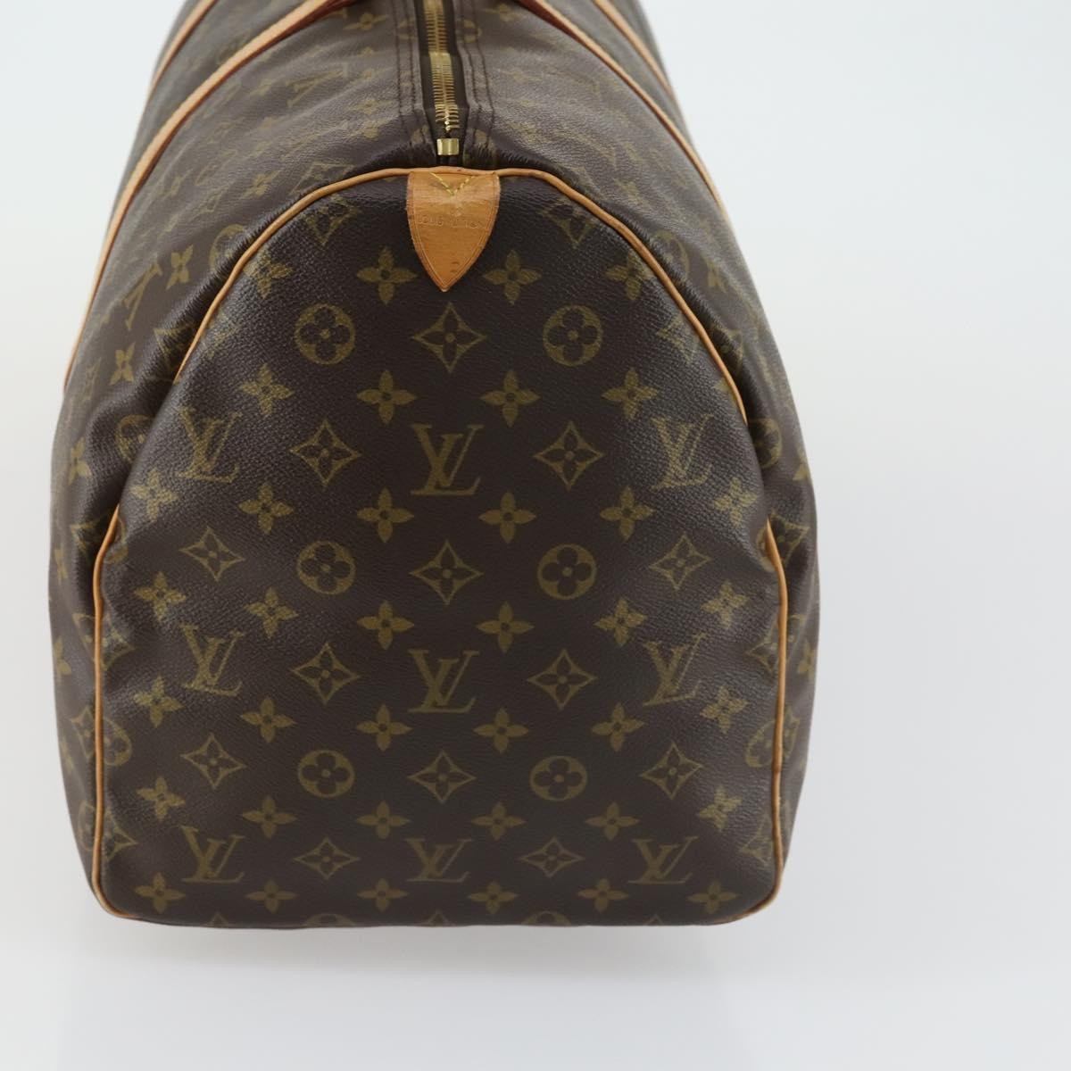 Louis Vuitton Keepall Bag Monogram Canvas Brown Canvas Travel Bag