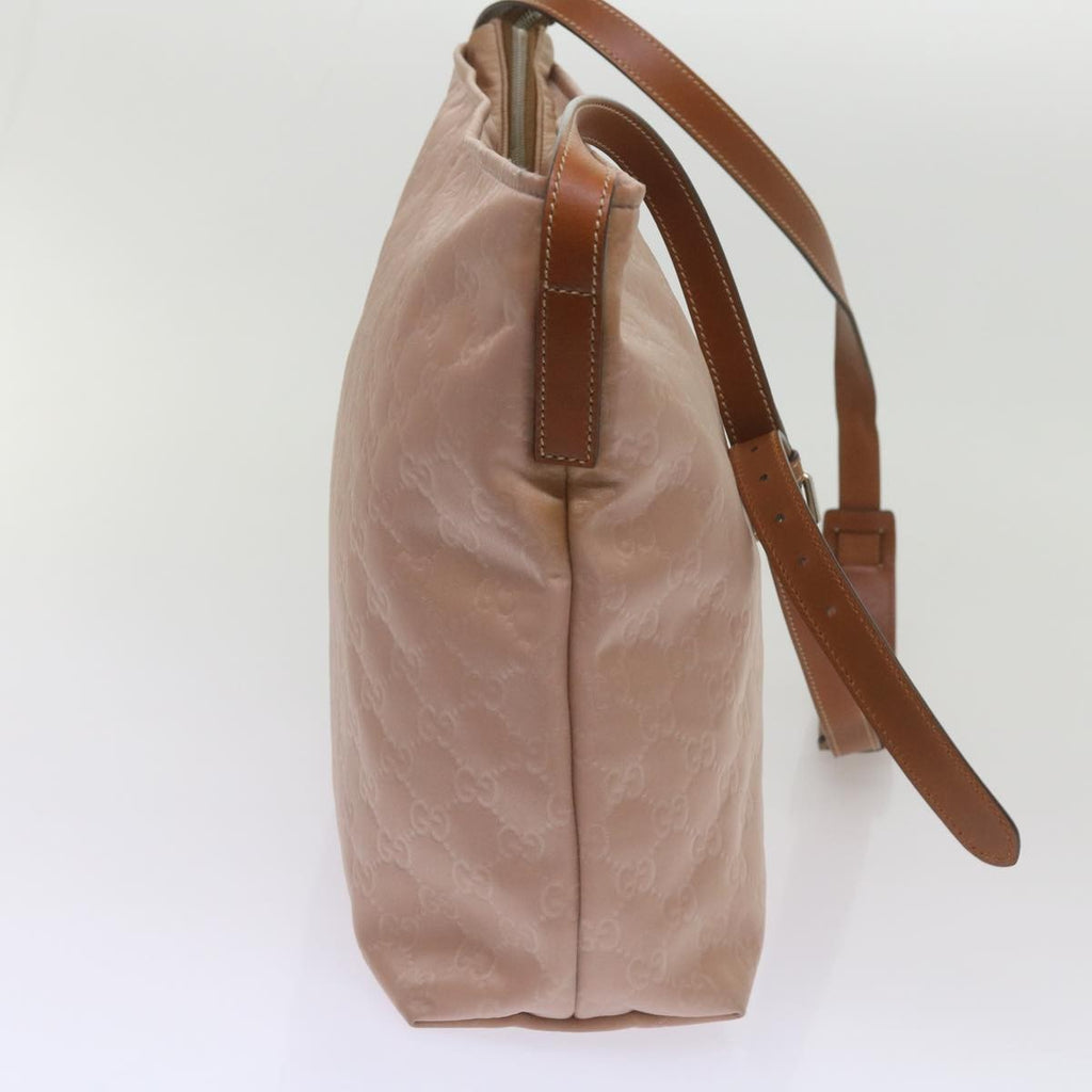 Gucci Gg Canvas Bag Canvas Pink Canvas Shoulder Bag Bag (Pre-Owned)