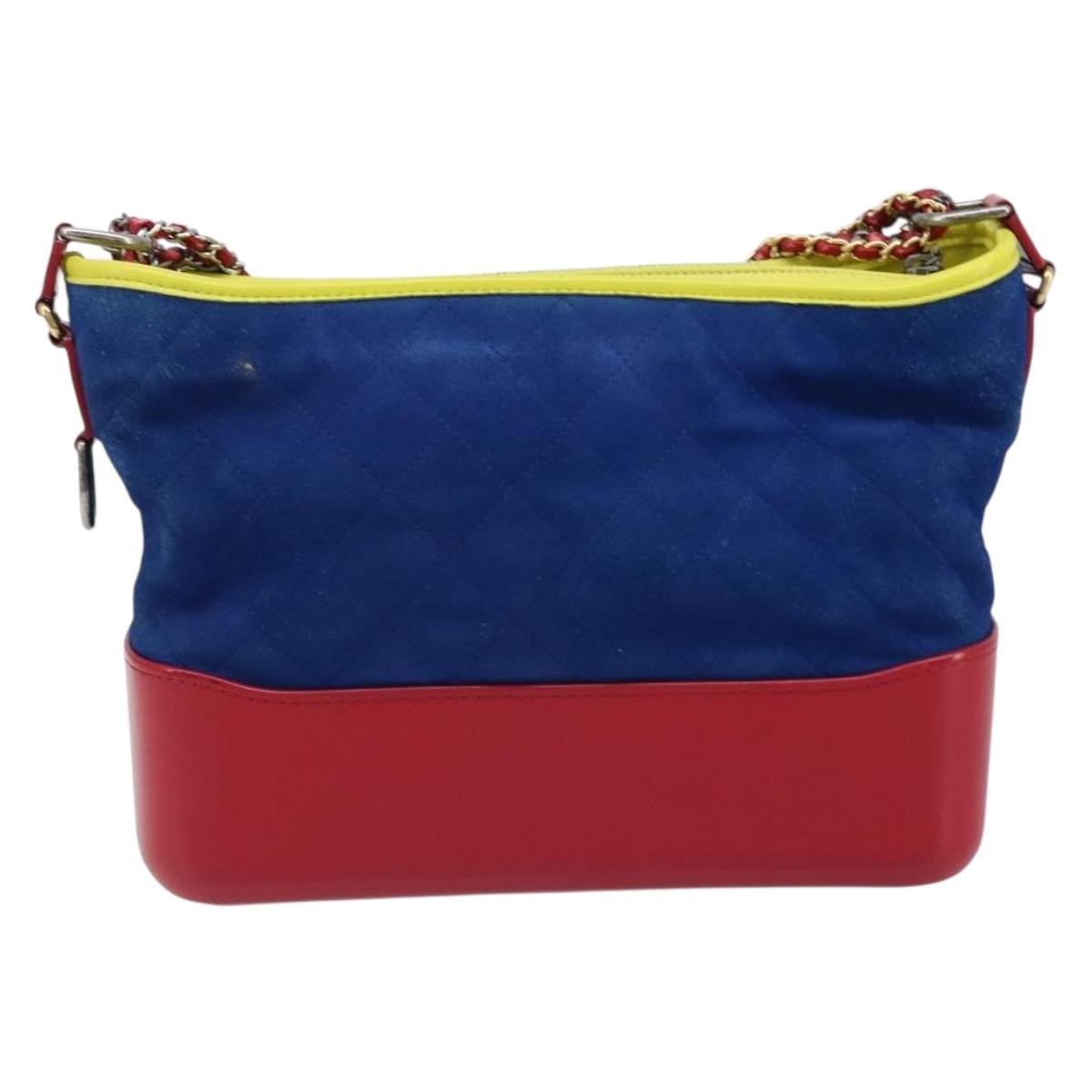 Chanel Gabrielle Hobo Quilted Suede Multicolour Suede Shoulder Bag Bag