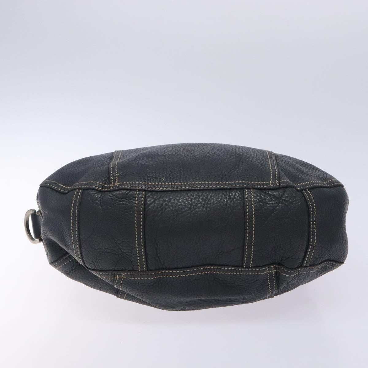 Prada Vintage Shoulder Bag Leather Navy Leather Shoulder Bag Bag