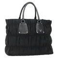 Prada Gaufre Tote Tessuto Black Nylon Bag