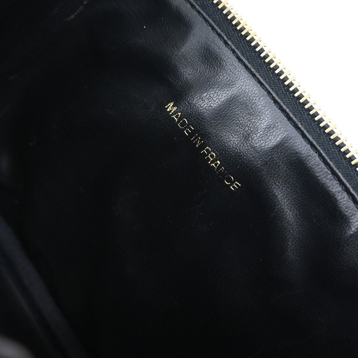 Chanel Vintage Timeless Cosmetic Case Caviar Black Leather Handbag