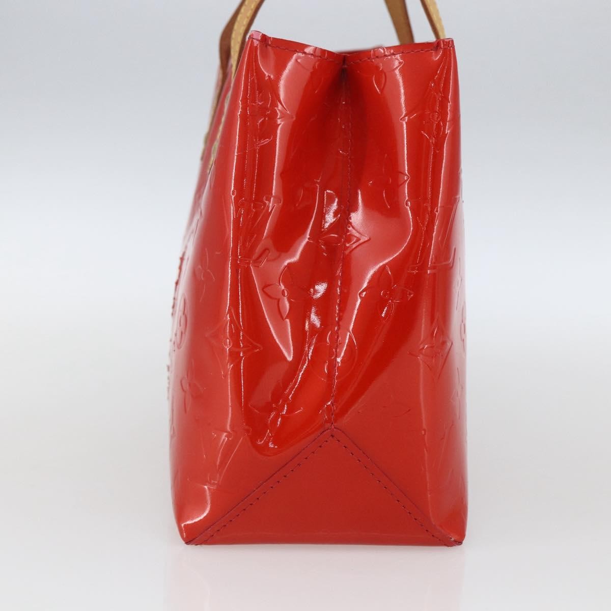 Louis Vuitton Reade Handbag Monogram Vernis Red Patent_Leather Handbag
