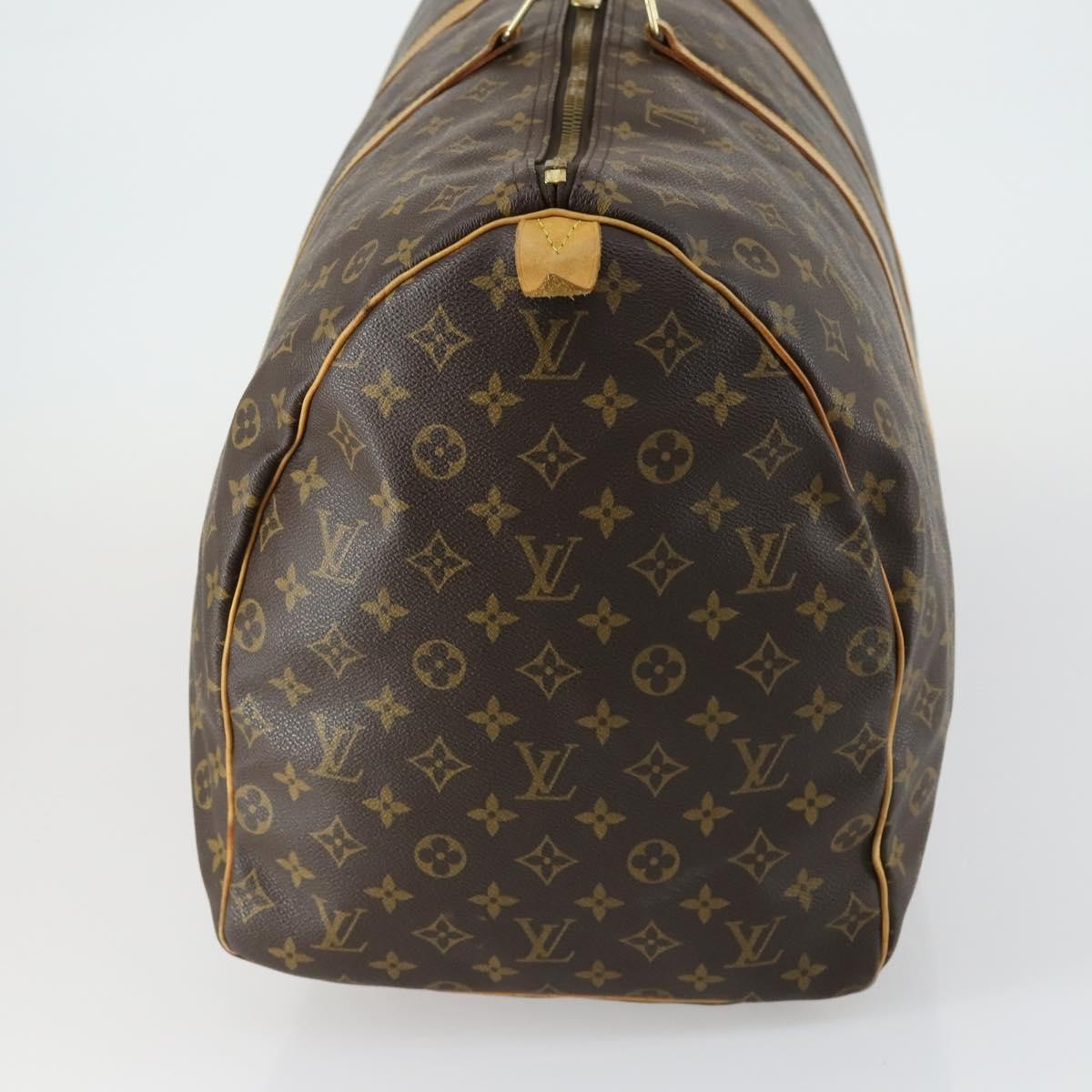 Louis Vuitton Keepall Bag Monogram Canvas Brown Canvas Travel Bag