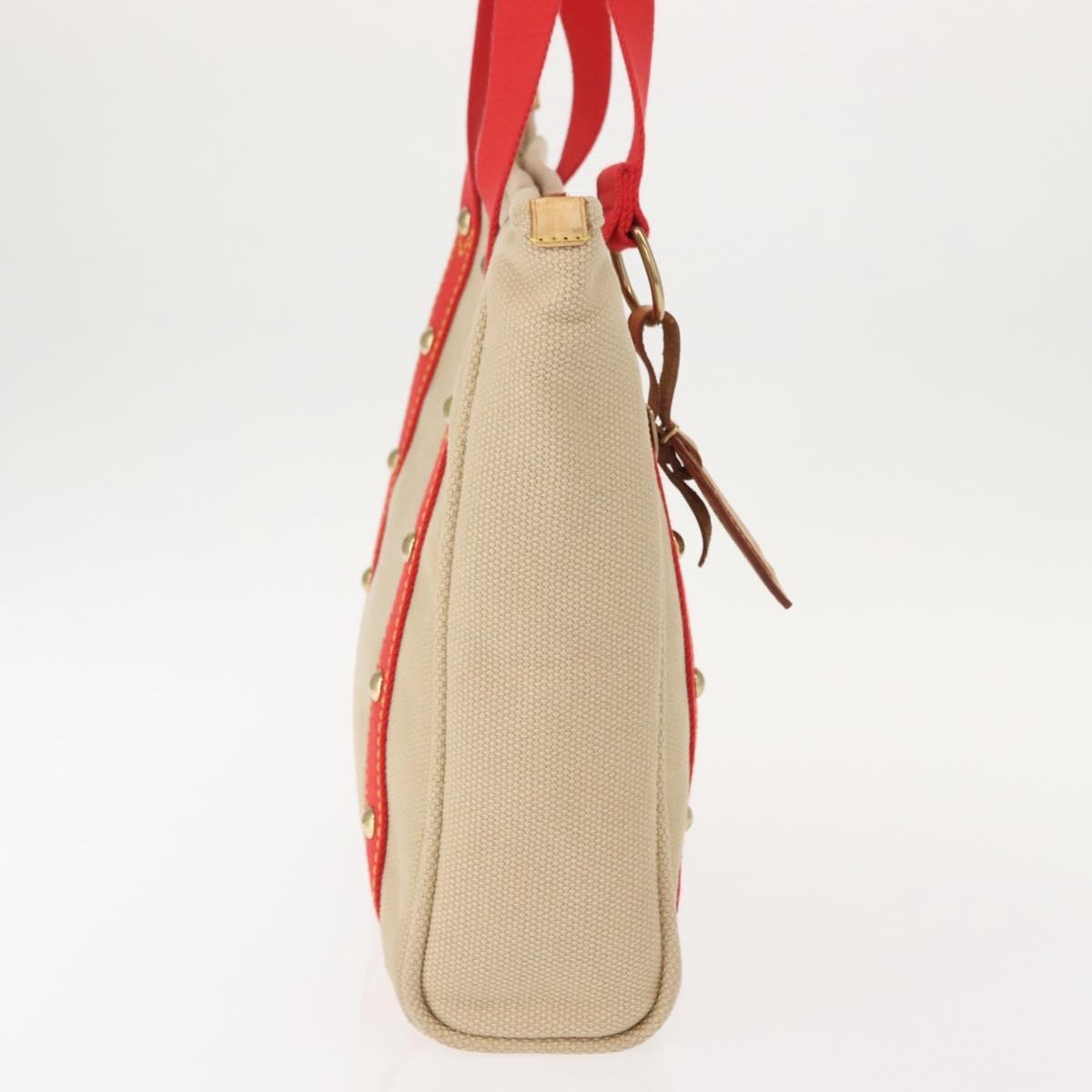 Louis Vuitton Antigua Tote Canvas Beige Canvas Tote Bag