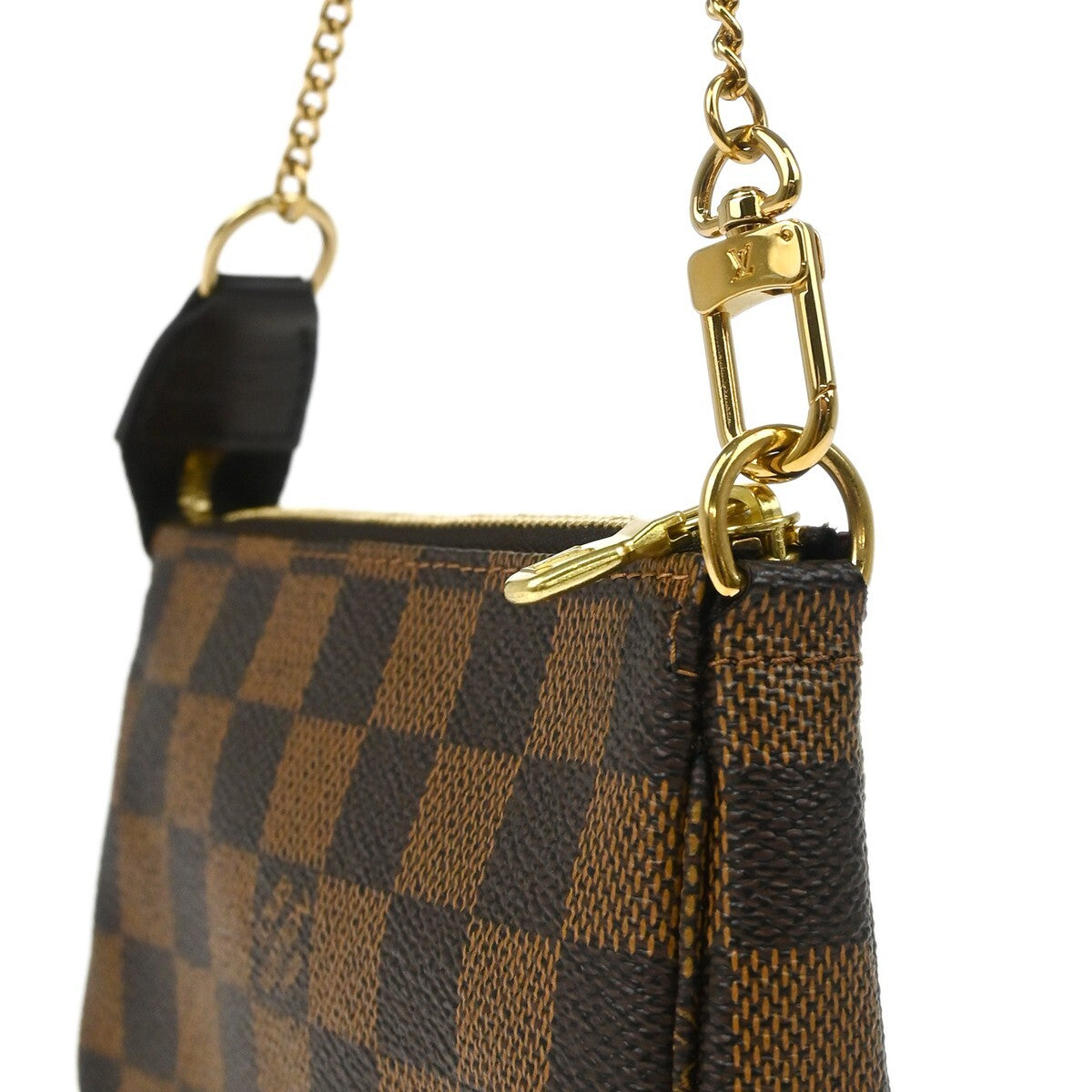 Louis Vuitton Pochette Accessoires Limited Edition Damier Brown Canvas Clutche & Pouche Bag